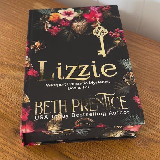 Beth Prentice Lizzie The Westport Romantic Mysteries special edition gold foil sprayed edges cover video