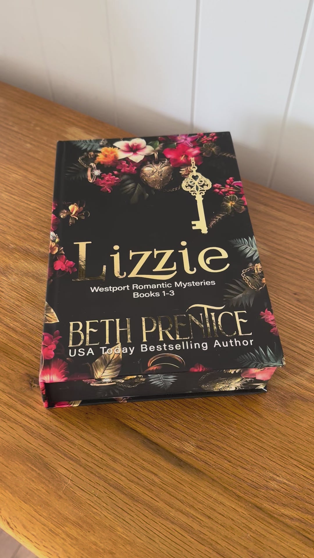 Beth Prentice Lizzie The Westport Romantic Mysteries special edition gold foil sprayed edges cover video